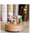 拉拉熊蹺蹺板 木質音樂盒 MUSIC BOX